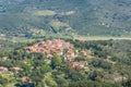 Panoramic view of Sant Ilario village in Elba Island, Tuscany, Italy. Royalty Free Stock Photo